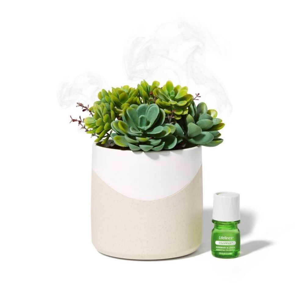 Lifelines -  Diffuser w/ ClickWick Essential Oil Blen Cream